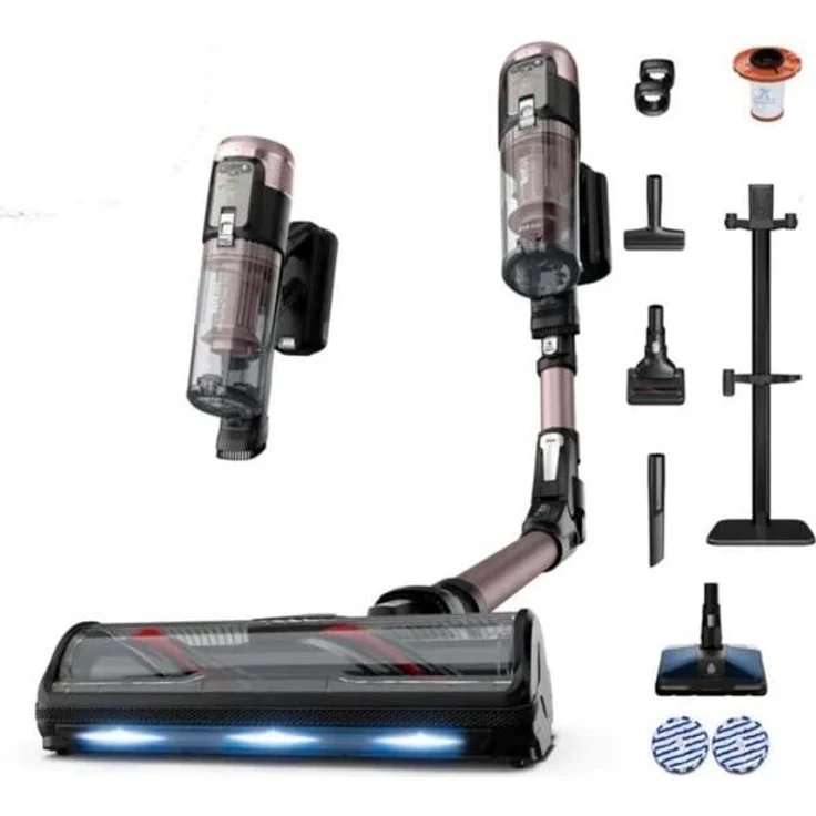 Tefal X-Force 16.60, kabelloser Handstaubsauger mit HEPA-Filter, flexibler Technologie, 315 AW Saugleistung, Kupfer, 0,65 l