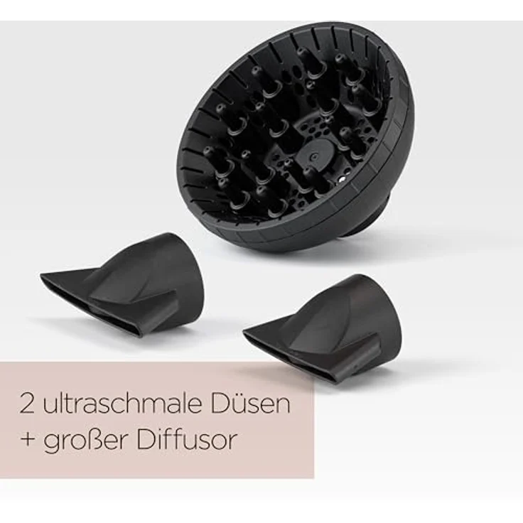 BaByliss Italian Air Pro 2200 6719DE Ionen-Haartrockner, 2200 Watt, Kaltstufe, AC-Motor, inkl. Diffusor, schwarz – Bild 5
