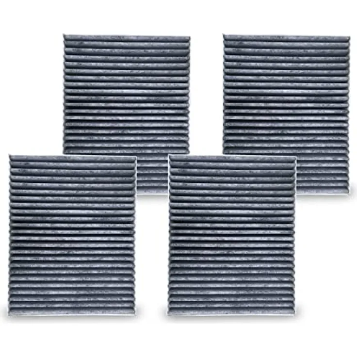 Comedes Aktivkohlefilter Geruchsfilter kompatibel mit Siemens/Bosch/Neff/Gaggenau Dunstabzugshauben | Als Ersatz für Originalfilter LZ56200/DSZ5201/DZZ1XX1B6 (4 Stück)