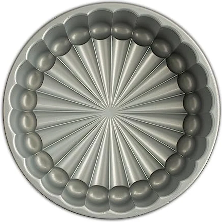 Nordic Ware Charlotte Cake Pan, Backform aus Aluminiumguss, antihaftbeschichtet, gold – Bild 7