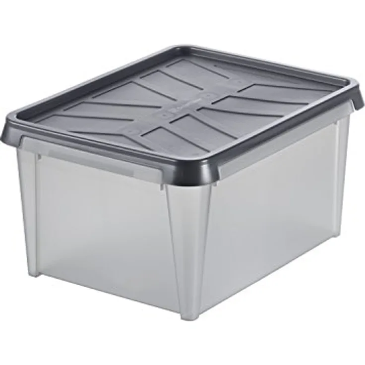 Orthex Smart Store DRY Box, Vorratsdose aus PP, grau, 31 Liter, 50 x 40 x 26 cm, dichtschließend, temperaturbeständig von -40°C bis +80°C, 10 Jahre Garantie