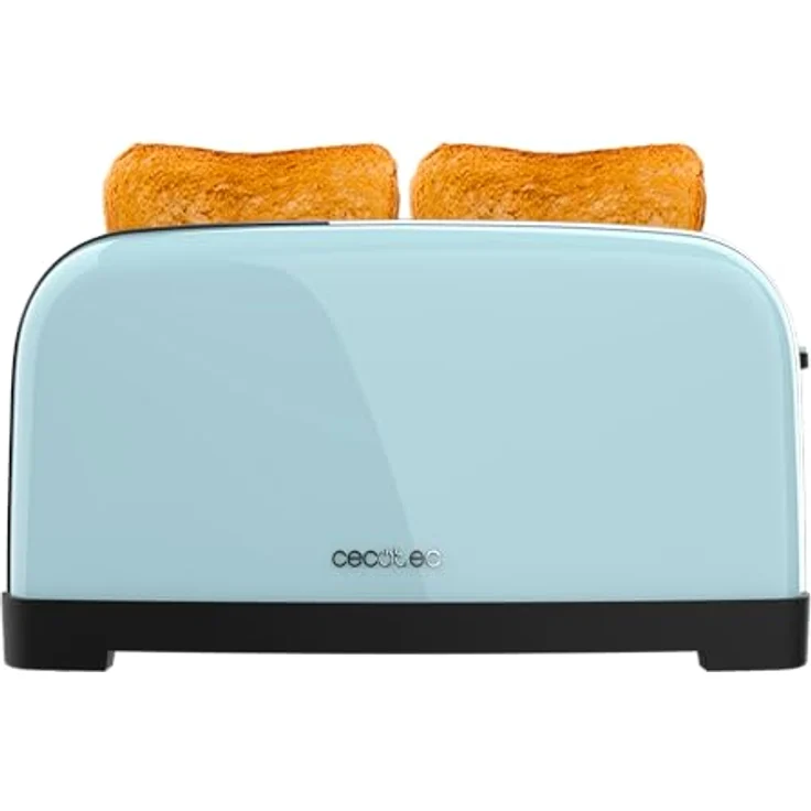 Cecotec Toastin' time 1500, Vertikaler Toaster mit 1500 Watt Leistung, Edelstahlgehäuse in Blau, für 4 Toastscheiben – Bild 2