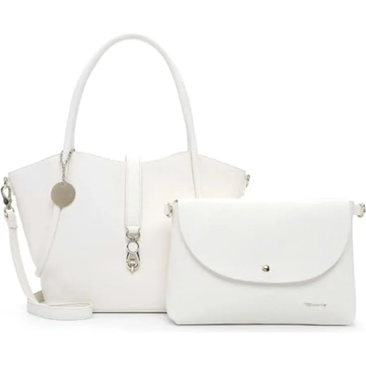 Tamaris TAS Fenja Shopper, Feinsynthetik mit Schloss, Bag in Bag, schwarz – Bild 1