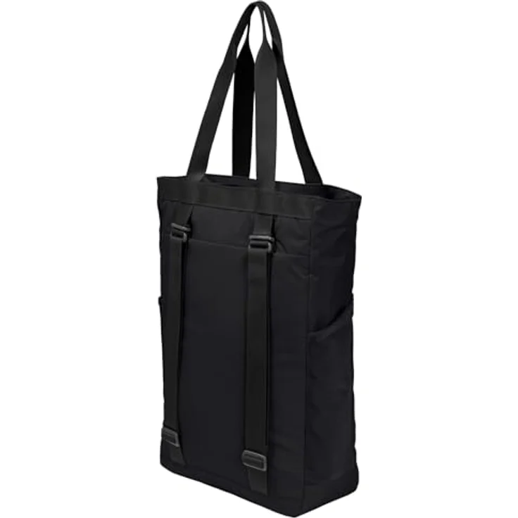 Jack Wolfskin Zoya Shopper Tasche, 41 cm mit Laptopfach, schwarz, 100% Polyamid – Bild 2