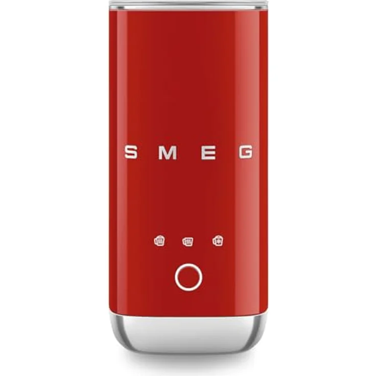 Smeg MFF02RDEU Milchaufschäumer, 50er Jahre Design mit keramisch beschichtetem Innenraum, für heiße und kalte Milchvarianten – Bild 7