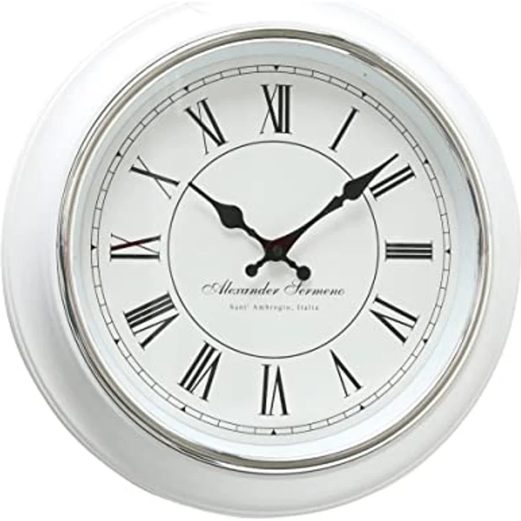 Boltze Wanduhr Yella (ø 40 cm, Uhr im Retro Stil / Vintage, Ziffern römisch, Uhr für Küche / Wohnzimmer / Esszimmer, analoge Uhr) 3453100 – Bild 1