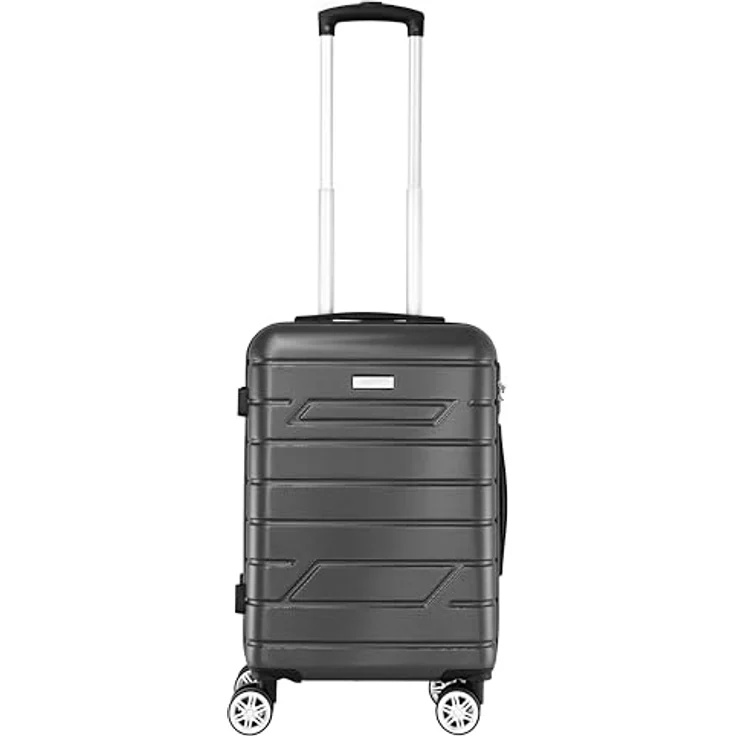 Nowi Bergamo 4 Rollen Kabinentrolley 56 cm, Stylisches Design, (37.40 l, S) – Bild 4