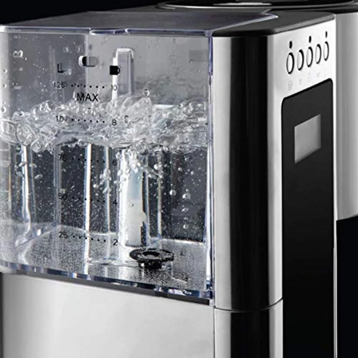 Russell Hobbs Digitale Kaffeemaschine Elegance Edelstahl, Timer-Funktion, bis 10 Tassen, 1,25l Glaskanne, 1600W, Schnellheizsystem, Warmhalteplatte, Abschaltautomatik, Filterkaffeemaschine 23370-56 – Bild 5