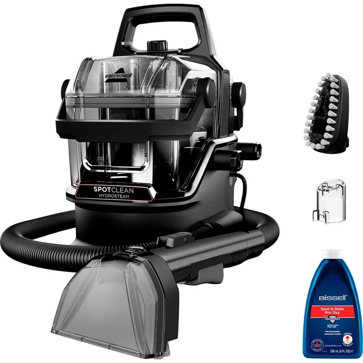 Bissell Wasch-Sauger 3697N, SpotClean® HydroSteam™ Select, mit Dampf, Dual-Tank, 1000 W, beutellos, 15kPa, reinigt Flecken auf Teppich, Polster, Treppe, Autositz, Fliese - Preisvergleich