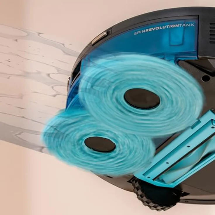 Cecotec Conga M100 Spin AI, Beutelloser Saugwischroboter mit 20.000 Pa, schwarz, App-Steuerung, 220 min Akkulaufzeit, für Flächen bis 220 m² – Bild 6