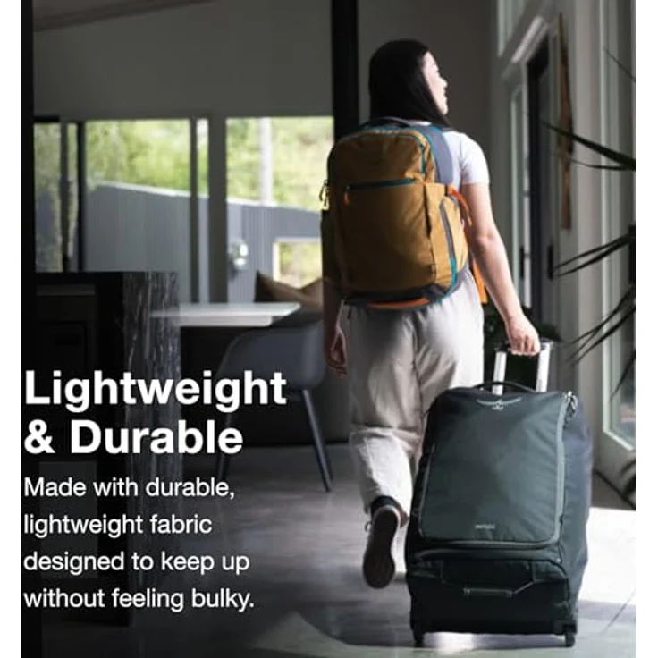 Osprey Daylite 115, 2 Rollen Reisetasche mit 115 l Volumen, Schwarz, 82 cm, wetterfest und arretierbarer Griff – Bild 4