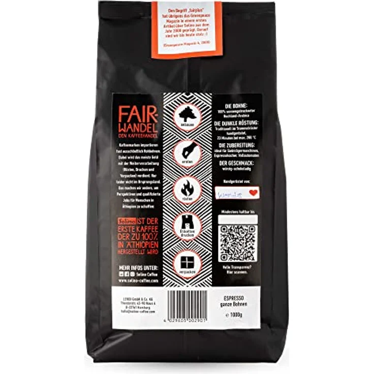 Solino Espresso, 1000g ganze Bohne – Bild 7