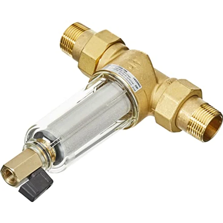 Honeywell Wasserfilter Feinfilter FF06 MiniPlus - DN 25, 1" Transparentes Gehäuse, einfache Reinigung, hohe Betriebstemperatur – Bild 3