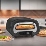 Caso PizzaChef 2984 Pizzaofen, 8 Automatikprogramme, inkl. Pizzastein, Schwarz