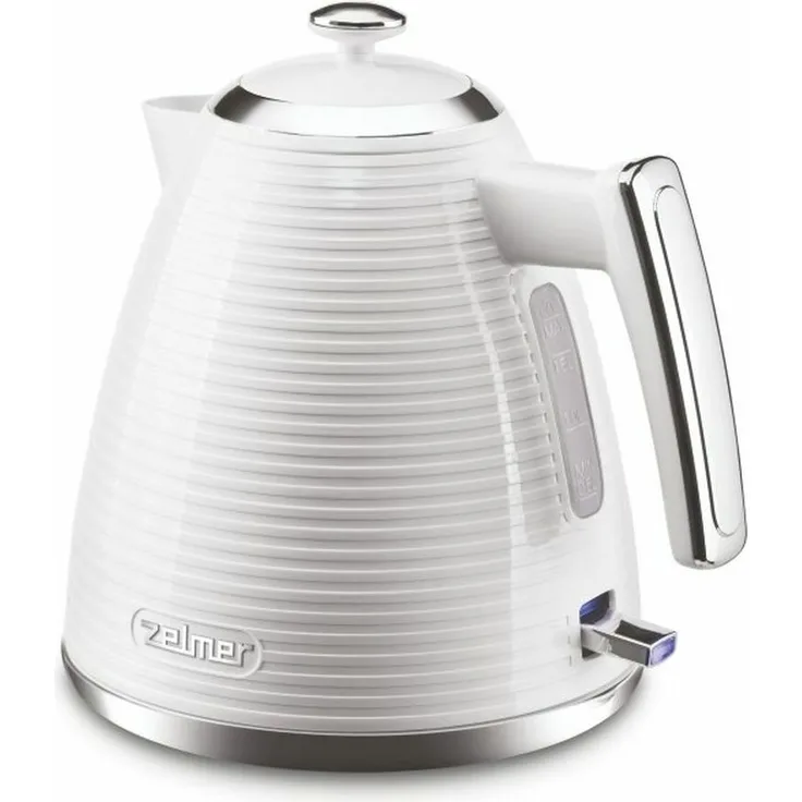 Zelmer ZCK7650 Wasserkocher 1,7 l 2200 W Weiß, mit Überhitzungsschutz und verdecktem Heizelement