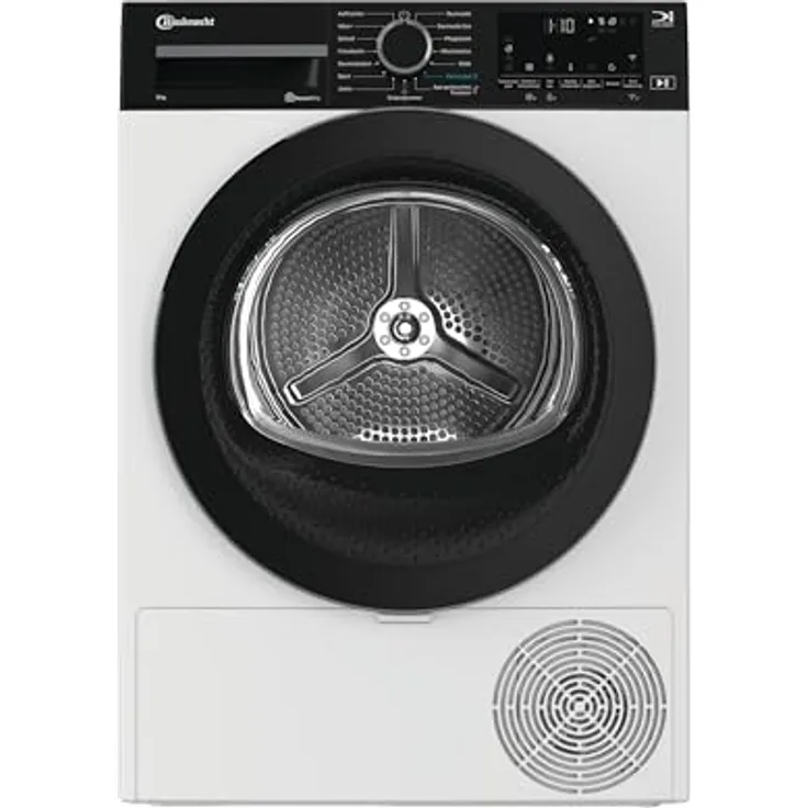 Bauknecht BT 8RC WS, Wärmepumpentrockner mit 8 kg, EEK C, Precision Dry, Adaptive Dry, HomeWhiz, weiss