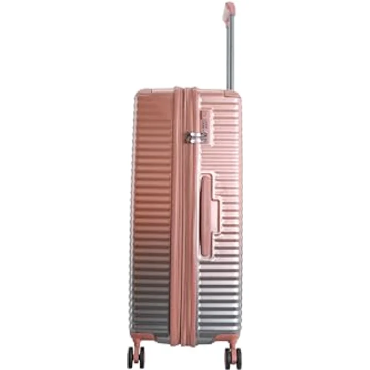 Saxoline Unisex Suitcase Elite, Koffer mit versenktem TSA-Schloss, erweiterbar, robustes ABS/PC-Material, doppelrollen und halb-aluminium Trolleysystem – Bild 3
