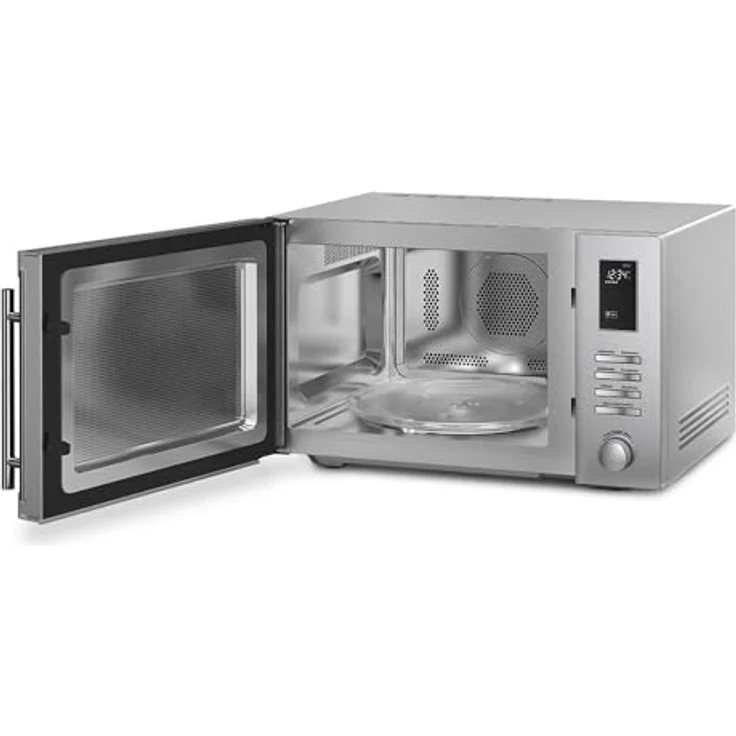 Smeg MOE34CXI2, Mikrowelle mit 34 Litern und 1100 Watt, Edelstahl – Bild 3