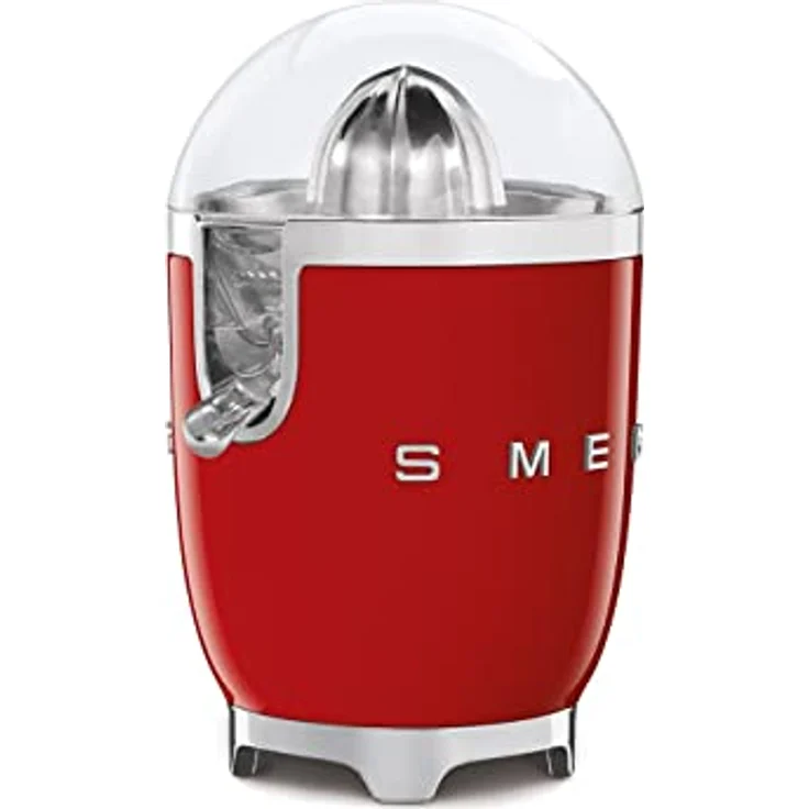 Smeg CJF01RDEU Zitruspresse, 70W, Edelstahl, rot,, Serie: CJF01 – Bild 3