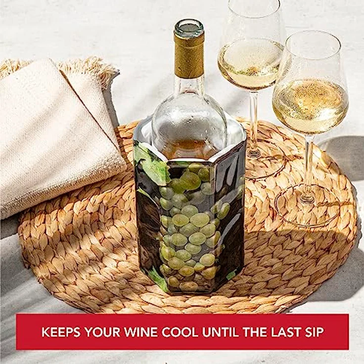 Vacu Vin 38814606 Rapid Ice Wine Cooler - White Grapes - Preisvergleich – Bild 5