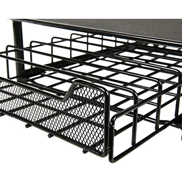 Exzact Schubladen für Kapseln kompatibel für Tassimo (60 x Kapseln) - Kaffeekapselhalter/Aufbewahrungsschublade/Kaffeekapsel-Speicher-Fach und Maschinen-Standplatz 2-in-1 für Tassimo-Maschine – Bild 5