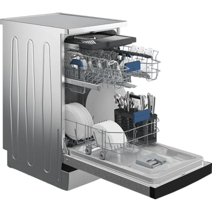 Beko BDFS26040XQ, Freistehender 45 cm Geschirrspüler in Edelstahl mit Beko SelFit und Tastenbedienung – Bild 10