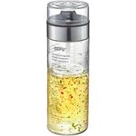 GEFU Dressing Shaker MIX, auslaufsicherer Glas-Kunststoff-Mischer mit Doppelskala (ml/oz), 350 ml