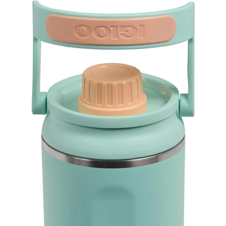 IGLOO Chug 36 Thermoflasche, isolierte Edelstahl-Flasche, 1 Liter, grün, hält bis zu 48 Stunden kalt – Bild 5