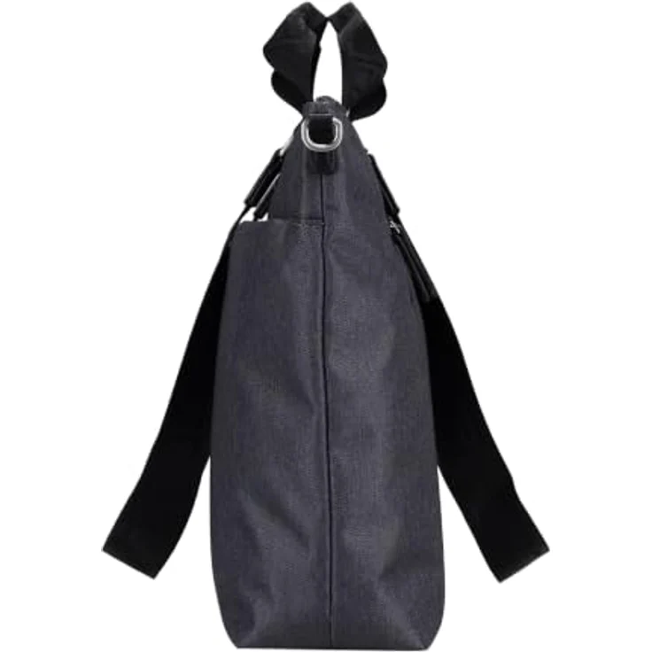 Jost Bergen Shopper Tasche 47 cm, grau, 100% Polyester, 47 cm x 11.5 cm x 32 cm – Bild 4