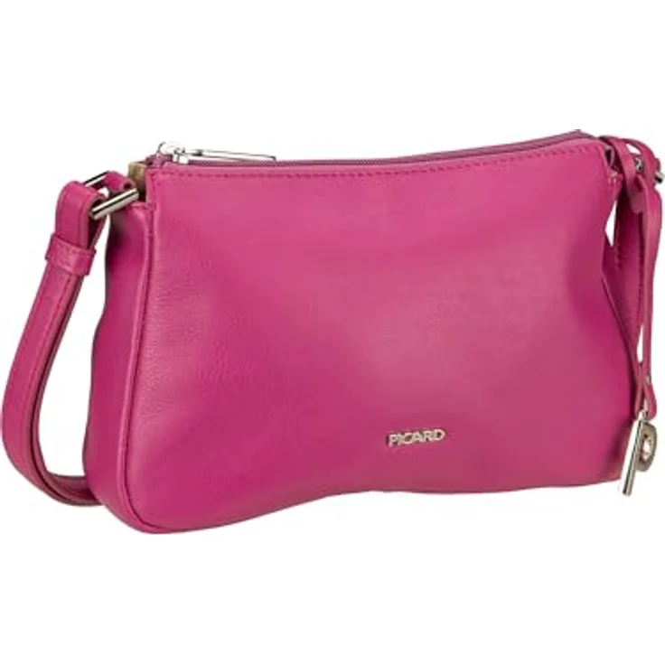 Picard Bodybag Really, Crossbody Bag aus feinem Rindleder, Violett, 23 x 6 x 15 cm – Bild 1