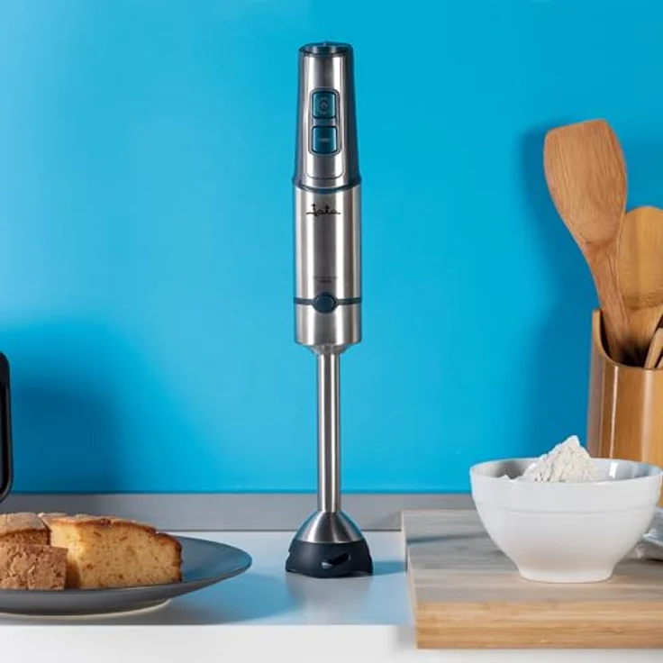 JATA JEBT1854 Professioneller Stabmixer, 1500 W, Edelstahlklingen, einstellbare Geschwindigkeit, Turbo-Funktion, kratzfester Fuß, einfache Reinigung – Bild 3