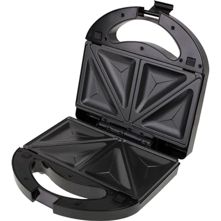 CAMRY Multifunktionsgerät 3 in 1 Sandwichmaker, Sandwichtoaster, Kontaktgrill, Oreschki Maker, Nussmaker, Nuss Keksen, 1000W, Antihaftbeschichtung (Schwarz) – Bild 4