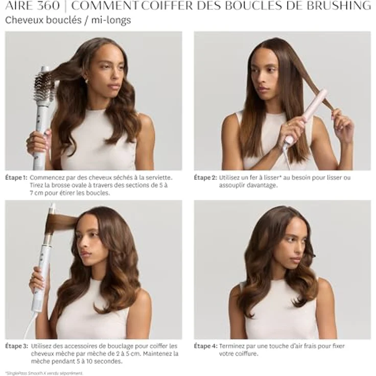 T3 Aire 360 Ceramic Air Styler Blowout Kit, Lockenstäbe mit CeraGloss™ Keramikaufsätzen und T3 AireX-Motor für voluminöse Blowout-Locken, 1 ct – Bild 10