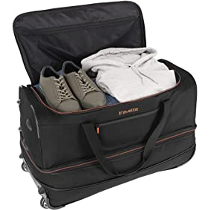 travelite Basics Trolley Reisetasche, 70 cm, 2 Rollen erweiterbar – Bild 5
