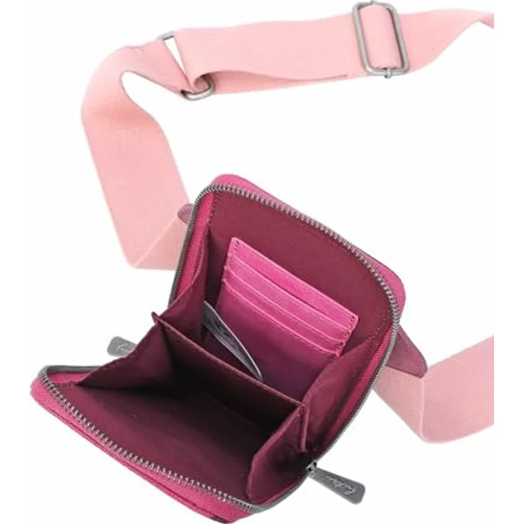 Fritzi aus Preußen Izzy08, Handtasche in Rosa für Smartphone und Essentials, Schultergurt für optimalen Tragekomfort – Bild 3