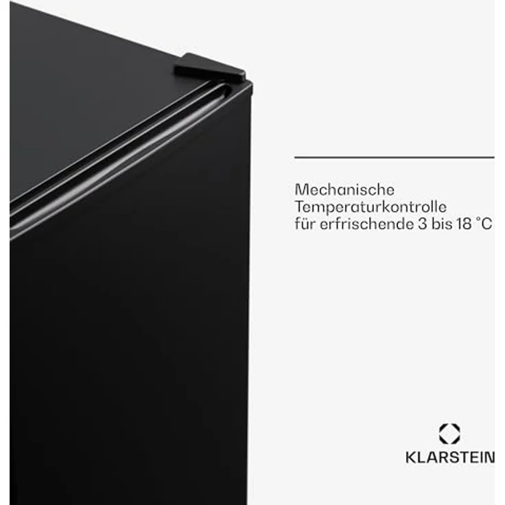 Klarstein Matterhorn 68, kompakter Minikühlschrank mit 68 Liter Volumen, 35 dB leise, abschließbar – Bild 3