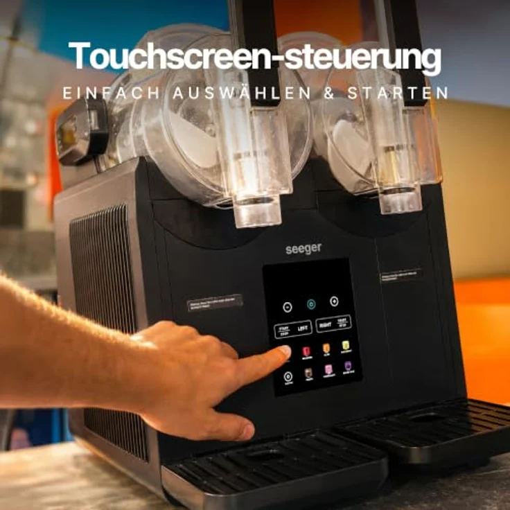 Seeger SuperSlush Twin, Slush-Eismaschine mit 2 separaten 2-Liter-Behältern und InstantFreeze-Technologie – Bild 9
