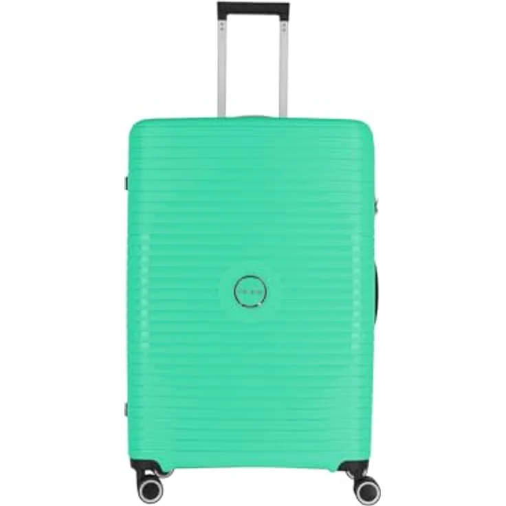 Travelite Hartschalen Kofferset 3teilig, 4 Rollen, ORBITA, Trolleys mit bruchsicherer Schale, TSA Schloss, Grün – Bild 2