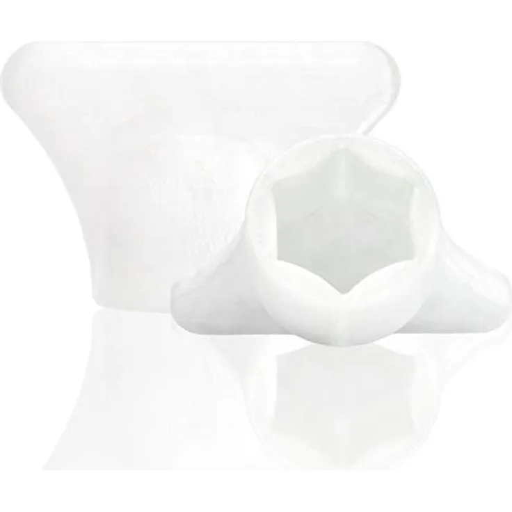 Mix-Slider ® Teiglöser Teigblume für Thermomix, Zubehör für Vorwerk Küchenmaschine TM5 + TM6 3D gedruckt Made in Germany (Weiß)