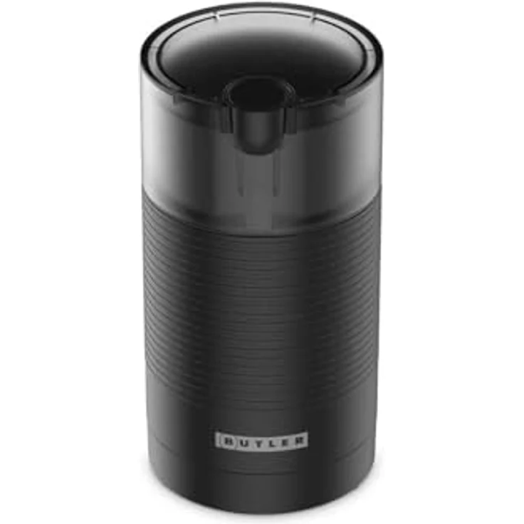 Butler Kaffeemühle 150W, 70g mit Edelstahlklingen, Schwarz – Bild 3