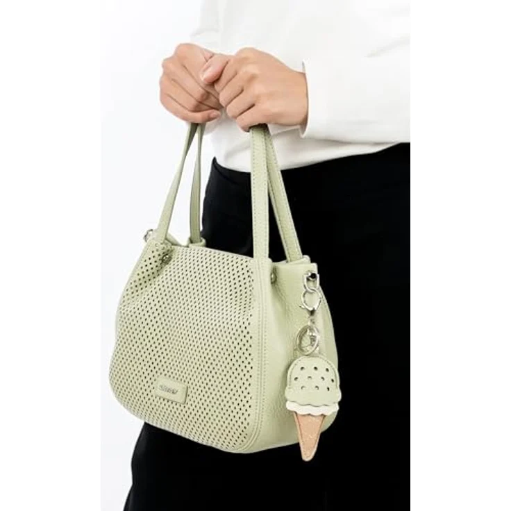 SURI FREY Shopper SFY Cilly, Uni-Design mit abnehmbarem Umhängeriemen und Reißverschluss, schwarz – Bild 4