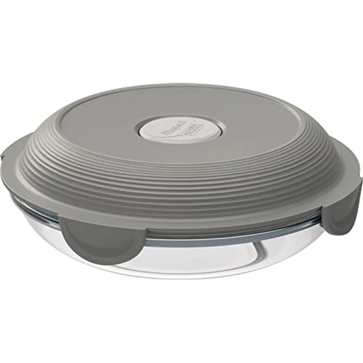 Maped PICNIK - Glas-Lunch-Teller Concept Adult, mikrowellengeeignet, 700 ml - grau