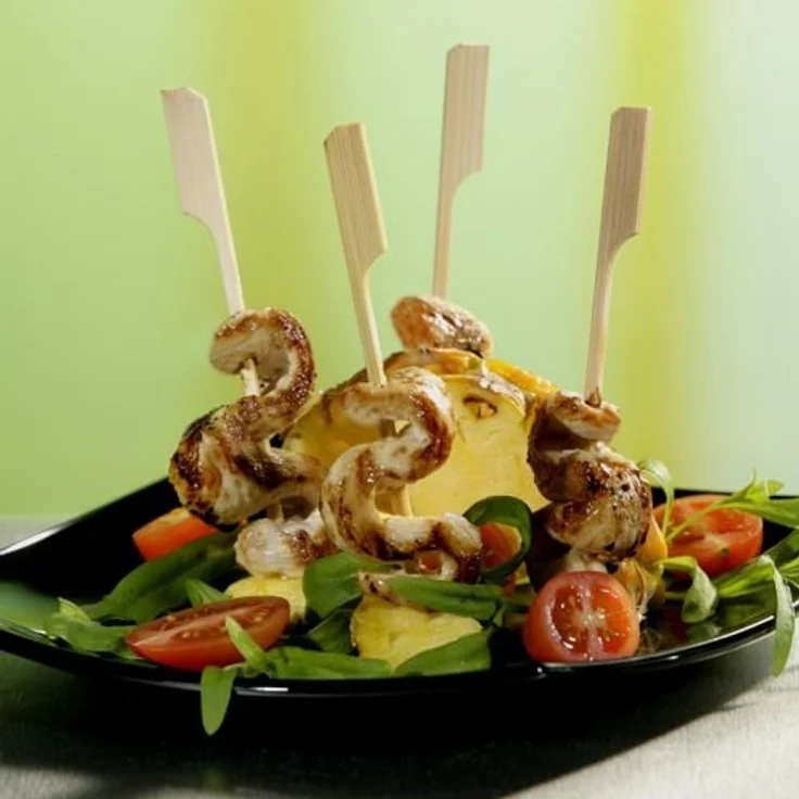 Papstar Fingerfoodspieße aus Bambus 250 Stück 15cm – Bild 3