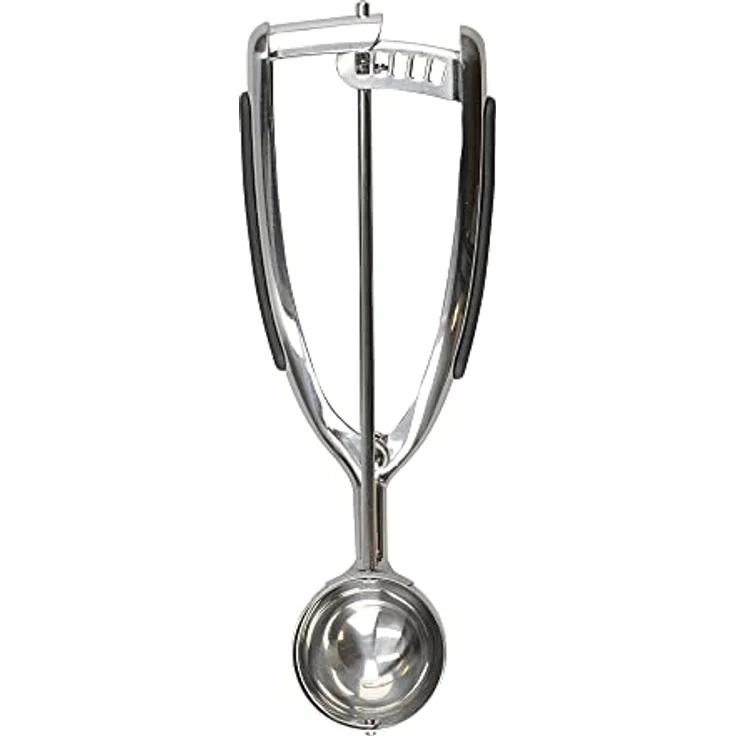 KitchenAid Eisportionierer, Eiscreme- und Teiglöffel mit Auslöser, Spülmaschinenfest – Edelstahl