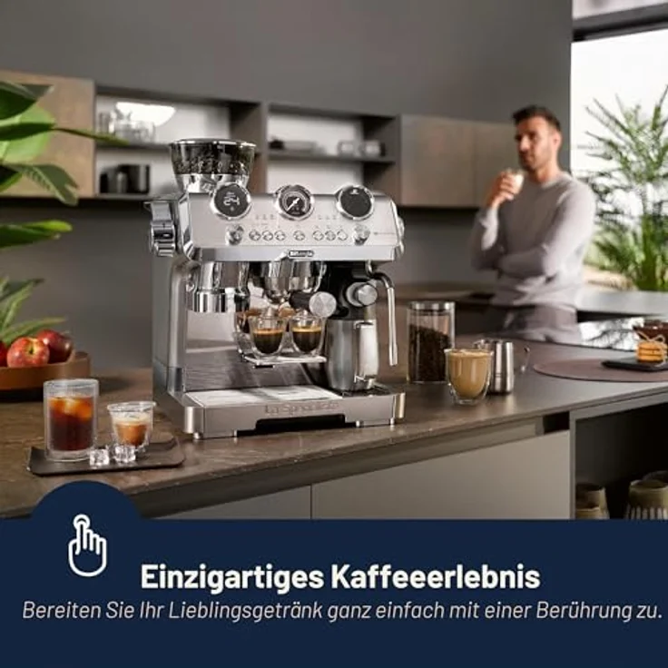 De'Longhi Espressomaschine LA SPECIALISTA MAESTRO EC9885.M, Silber, 2,5 l Wassertank, 19 bar Pumpendruck – Bild 3