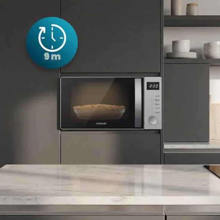 Cecotec Proclean 5005, Solo-20l-Mikrowelle mit 700 W, 3DWave-Technologie, eingebaute Uhr und Timer – Bild 7
