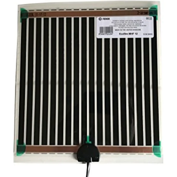 Fenix 6651850 Spiegelheizung/Heizfolie MHF-12, verhindert das Beschlagen von Spiegeln, selbstklebende Beschichtung für eine schnelle und einfache Montage, niedrige Temperaturen, 274 x 252 mm