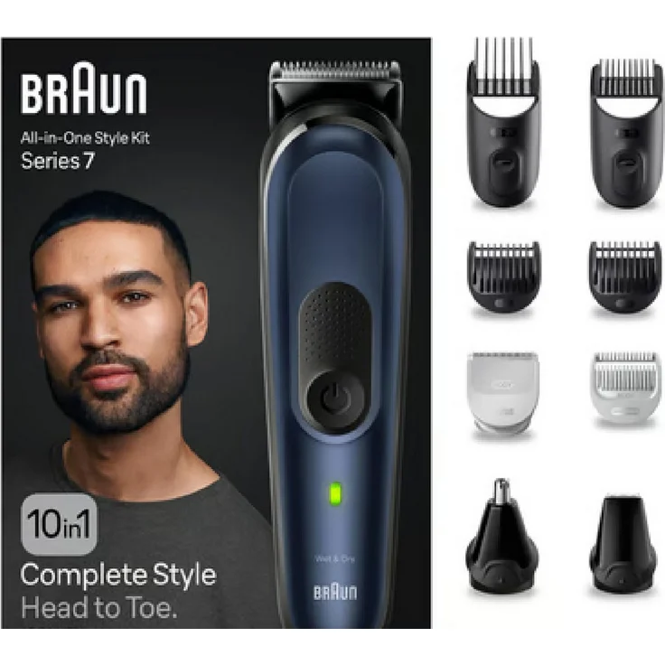 Braun Multifunktionstrimmer BRAUN All-In-One Styling Set MGK7421, 10-in-1 Set, Körperpflege von Kopf bis Fuß - Preisvergleich – Bild 1