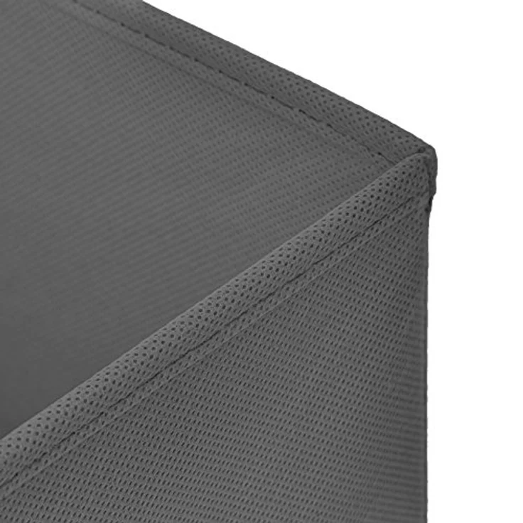 1 Stück Faltbox Dunkelgrau 28 x 28 x 28 cm Aufbewahrungsbox faltbar mit Deckel – Bild 3
