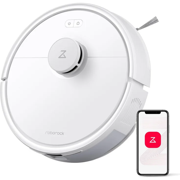 Roborock Saugroboter Q7 L5, 8000 Pa Saugkraft, Dual Anti-Tangle System, Präzise LiDAR-Navigation, App-Steuerung, für Haustierbesitzer